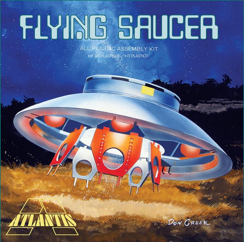The Flying Saucer with Clear Dome 1/72