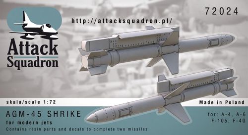 AGM-45 Shrike 2 pcs 1/72