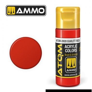 ATOM COLOR Scarlet Red - 20 ml