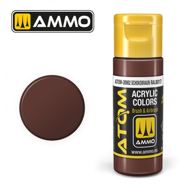 ATOM COLOR Schokobraun RAL 8017 - 20 ml