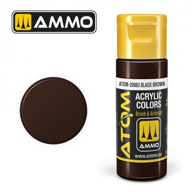 ATOM COLOR Black Brown - 20 ml