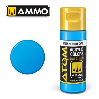 ATOM COLOR Deep Cyan - 20 ml