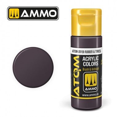 ATOM COLOR Rubber & Tires - 20 ml