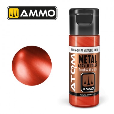 ATOM METALLIC Red - 20 ml
