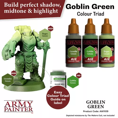 Warpaints Air: Goblin Green 18 ml