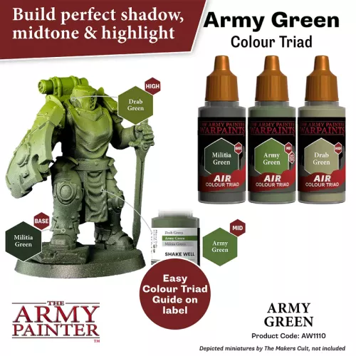 Warpaints Air: Army Green 18 ml