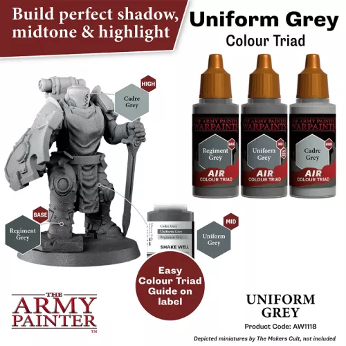 Warpaints Air: Uniform Grey 18 ml