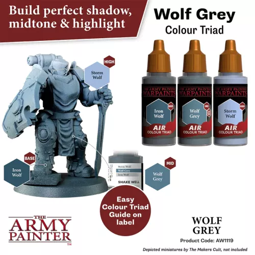 Warpaints Air: Wolf Grey 18 ml