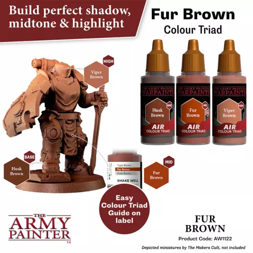 Warpaints Air: Fur Brown 18 ml