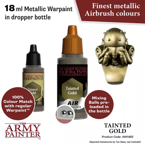 Warpaints Air Metallics: Tainted Gold 18 ml