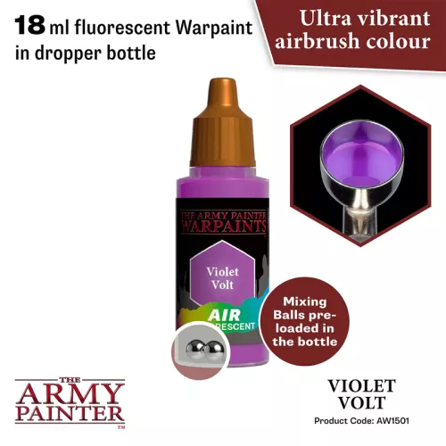 Warpaints Air Fluorescent: Violet Volt 18 ml
