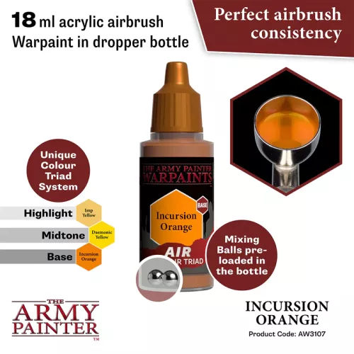 Warpaints Air: Incursion Orange 18 ml
