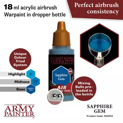 Warpaints Air: Sapphire Gem 18 ml