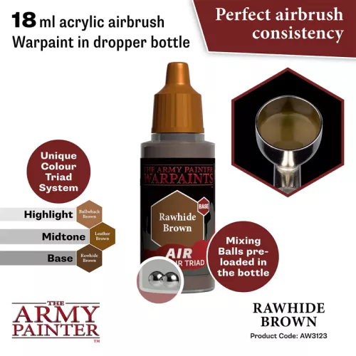 Warpaints Air: Rawhide Brown 18 ml