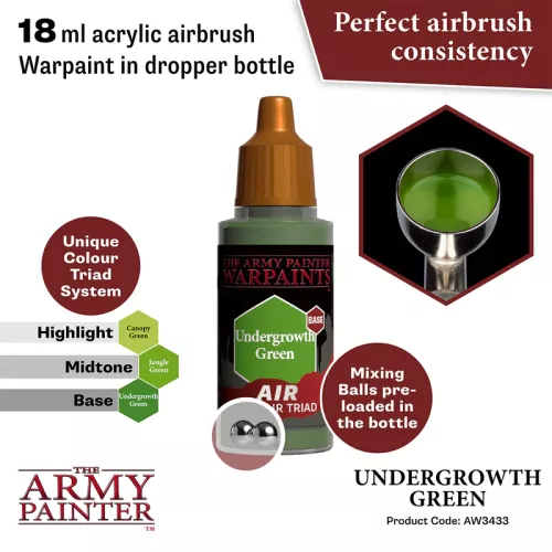 Warpaints Air: Undergrowth Green 18 ml