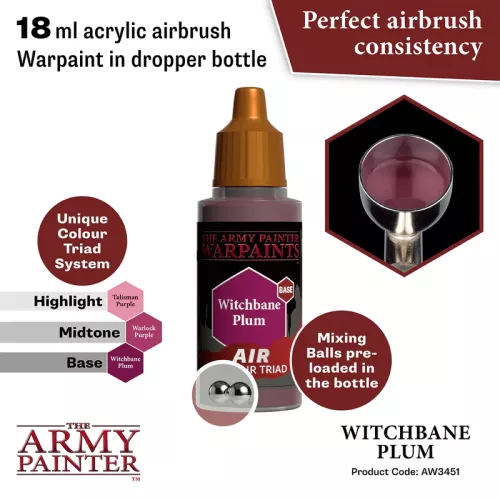 Warpaints Air: Witchbane Plum 18 ml