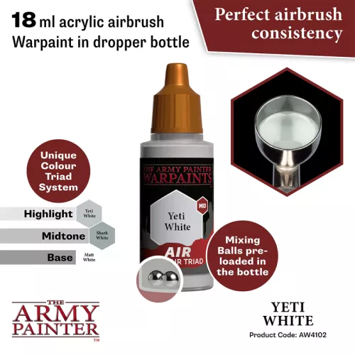 Warpaints Air: Yeti White 18 ml
