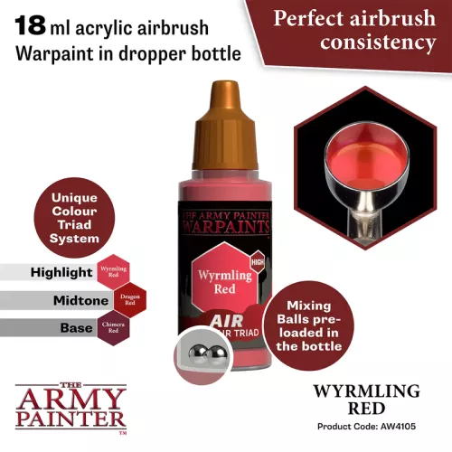Warpaints Air: Wyrmling Red 18 ml