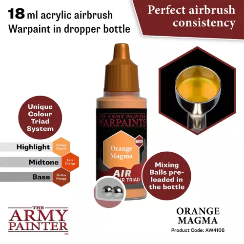 Warpaints Air: Orange Magma 18 ml