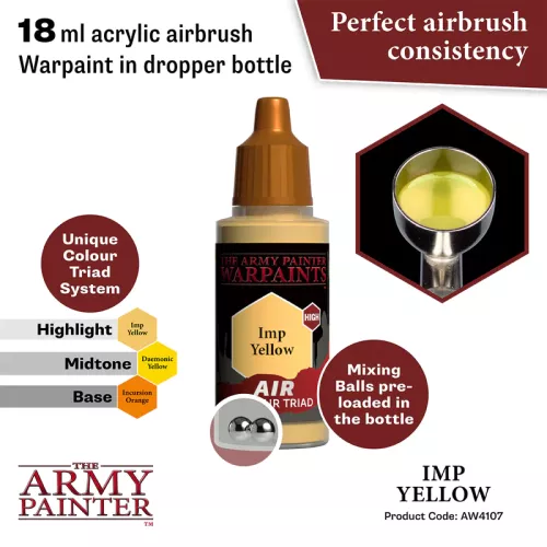 Warpaints Air: Imp Yellow 18 ml