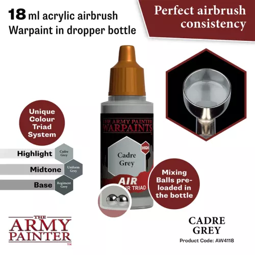 Warpaints Air: Cadre Grey 18 ml