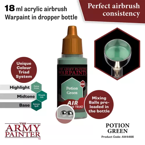 Warpaints Air: Potion Green 18 ml
