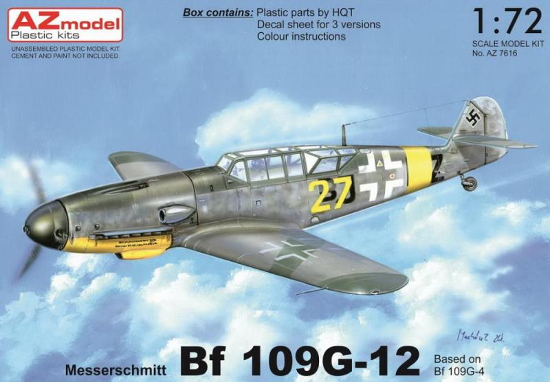Messerschmitt Bf 109G-12 Based on Bf 109 G-4 1/72