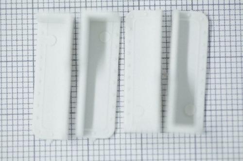 Plattor för sidoljus 10x23 mm 2 st