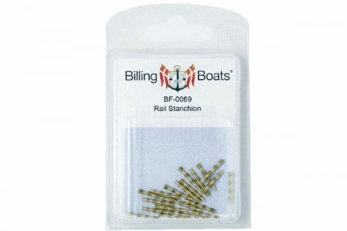 Relingsstöttor 15 mm 3 hål 20st