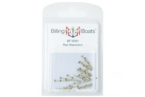 Relingsstöttor 17 mm 2 hål 20st