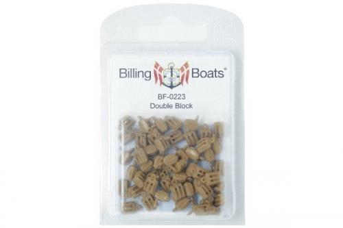 Block dubbelt 7mm 50st