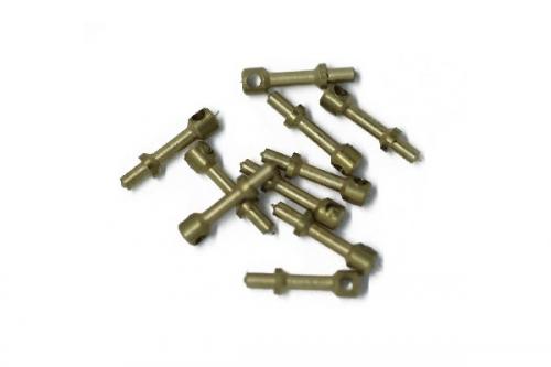 Relingsstöttor 8 mm 1 hål 10st