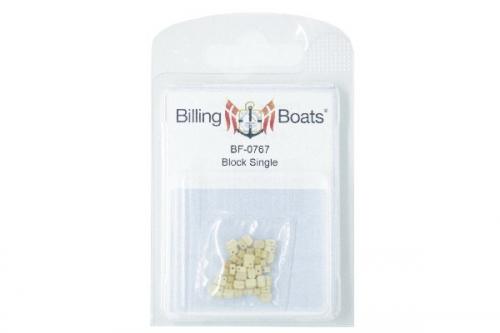 Träblock enkelt 3mm 50st