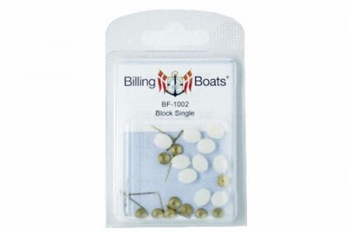 Block enkelt 10mm 10st