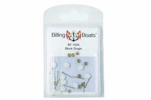 Block enkelt 7mm 10st