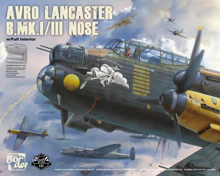 Avro Lancaster B.MK1/III Nose w/Full Interior 1/32
