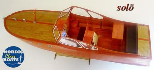 SOLÖ RUFF. klassisk notorbåt (L72 cm) 1/10