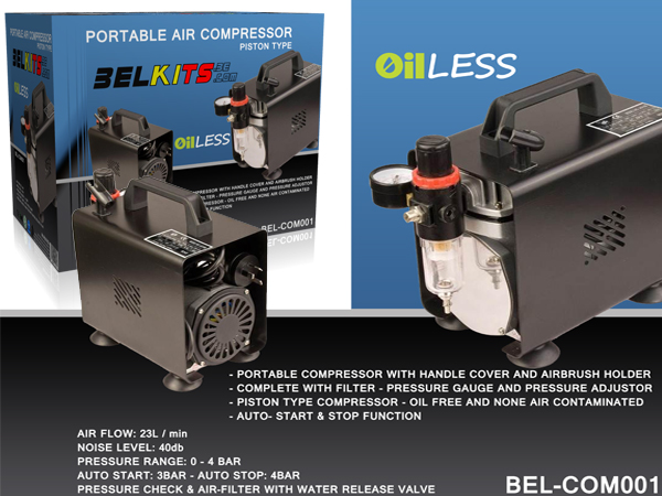 Portable Kompressor for Airbrush