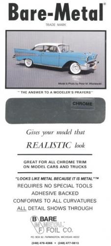 BARE METAL FOIL - CHROME