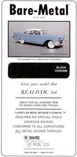 BARE METAL FOIL - BLACK CHROME