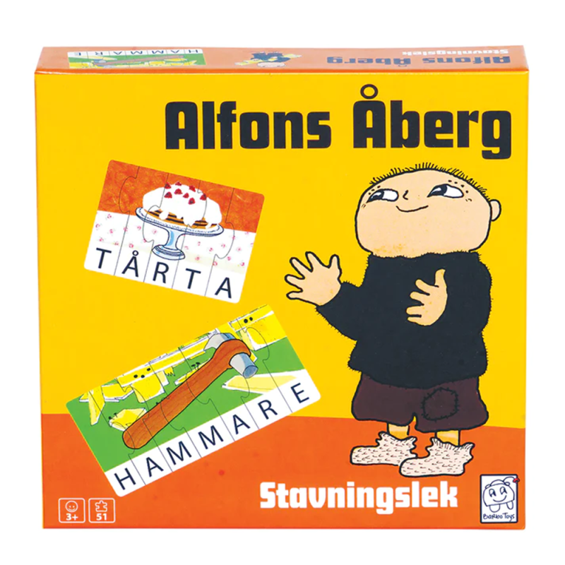 Alfons Åberg - Lärandespel - Stavningsspel (Svenska)