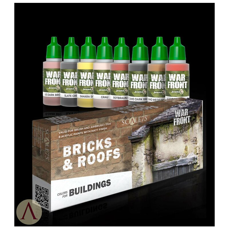 Bricks & Roofs Paint Set