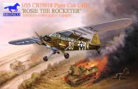 Piper Cub L-4H Rosie The Rocketer 1/35
