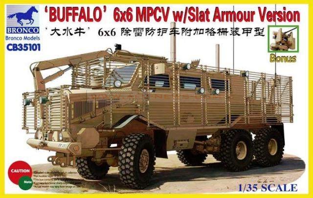 'Buffalo' 6x6 MPCV w/Slat Armour Version 1/35