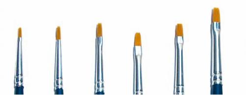 Italeri - Pensel "Synthetic", flat, storlek 0