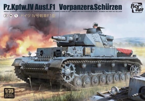 Pz.Kpfw. IV Ausf. F1 Vorpanzer & Schürzen (3 in 1) 1/35