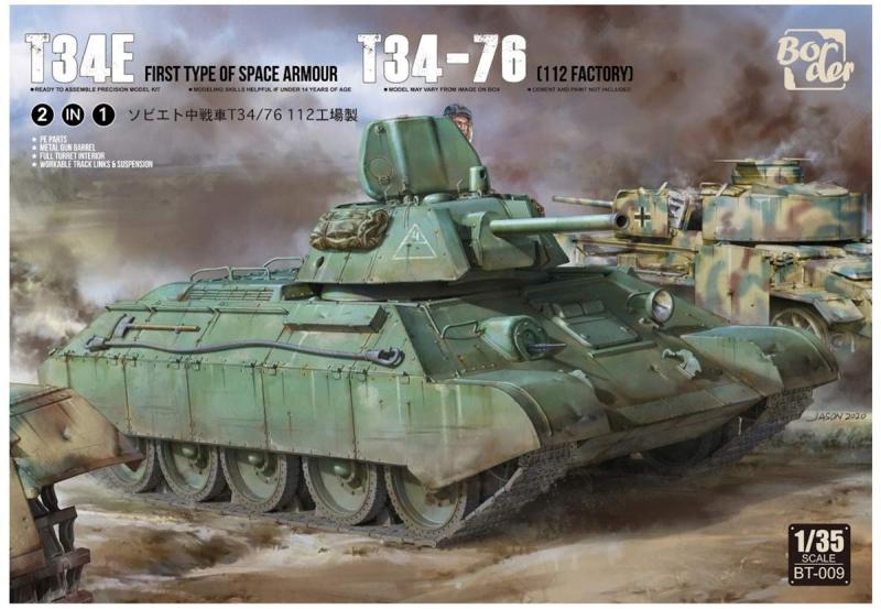 T-34-76 (112 factory) / T-34E First Type of Spaced Armour 1/35