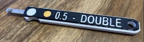 Riveter 0.5 mm DOUBLE recommended for 1/72 scale