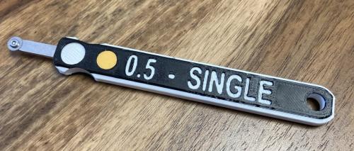 Riveter 0.5 mm SINGLE recommended for 1/72 scale