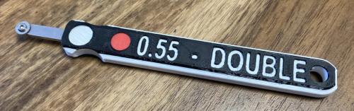 Riveter 0.55 mm DOUBLE recommended for 1/72, 1/48 scale